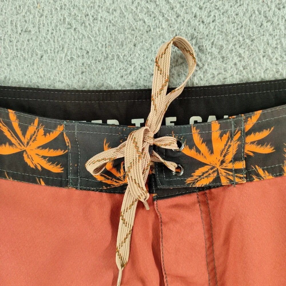Howler Bros Shorts Mens 38 Multicolor Colorblock Palm Boardshorts Surf Tropical